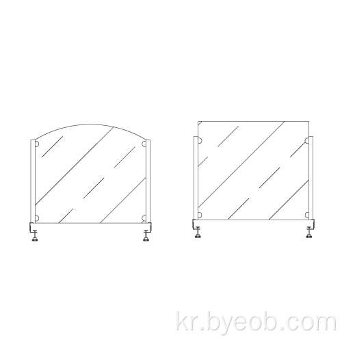 유리가있는 안전 가드 OEM